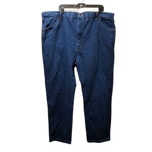 Wrangler Rustler Jeans Men’s 46x30 Blue Straight Leg Heavyweight Denim